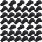 Theaque Lot de 40 casquettes de baseball réglables pour adultes et enfants Sports de plein air, Noir , Taille unique