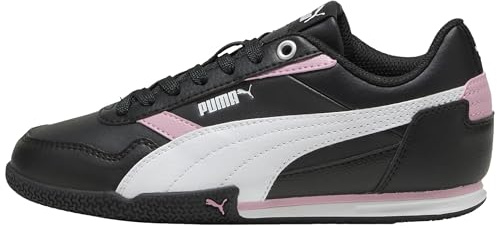 PUMA Bella Donna Sl Jr-Sneaker für Mädchen, Puma Schwarz PUMA Weiß Poised Pink, 38.5 EU