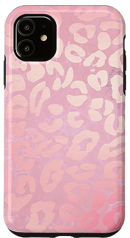 iPhone 11 Cute Pink Leopard Phone Case,Leopard Print Phone Cases,Girly Case