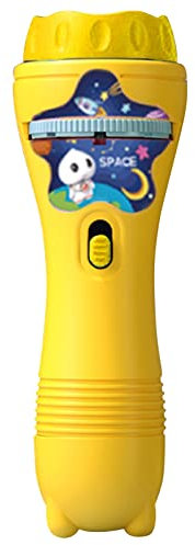 AKTOUR Glow Astronaut Projector Bedtime Toy Early Education Cartoon Animal Dinosaur Various Patterns Projection Flashlight*1pcs Glove Light Show (Yellow, One Size)