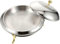 AFLEPCBRQ Stainless Steel Hot Pot Buffet Cooker, Small Stainless Steel Hot Pot, Drying Pot Buffet Warmer, Metal Tableware Hot Pot, 24 cm