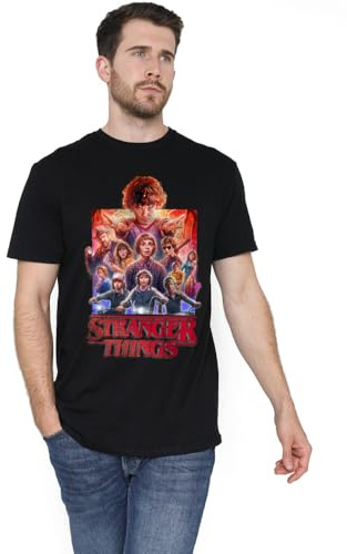 Stranger Things Group Poster T-Shirt