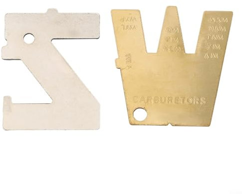 Jotekonoby Ensemble d'outils de réglage du levier de mesure de carburateur pour Zama - Outil de mesure avec brosse de nettoyage de carburateur - Kit de carburateur pour partenaire compatible