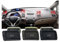 Salida de ventilación del aire acondicionado del lado del conductor y del pasajero compatible con Honda Civic FA1 FD1 FD2 2006 2007 2008 2009 2010 2011. Diseño de coche.(Style 3 (Brown))