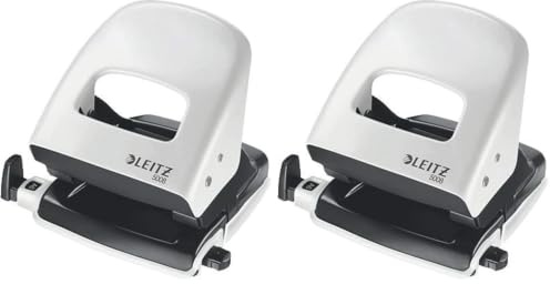 Esselte Leitz 50080085 Hole Punch Grey (Pack of 2)