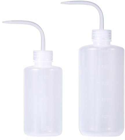 2 Piezas De Regadera Pequeña De 250/500 Ml, Regadera Pequeña Con Boquilla O-Ring Para Plantas Suculentas, Cactus, Plástico, Regadera Exprimible Para Terrarios Y Plantas