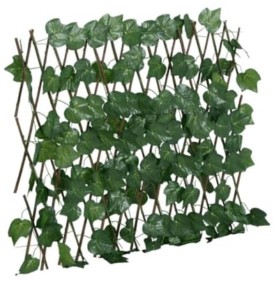Générique Treillis de Feuille de Vigne Artificiel Extensible 5 pcs,Quincaillerie,Clôtures & barrières,Panneaux de clôture,366583