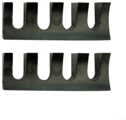 2Pcs PVC Badminton Load Spreader for Stringing Machines to Support Accurate Tension Distribution and Racket Alignment (Black)