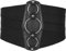 BlackButterfly 7 Pouces de Large Treillis Élastique Ceintur (Noir, M)