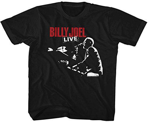 Billy Joel - - Unisex-Kind 81 Tour T-Shirt, Medium, Black