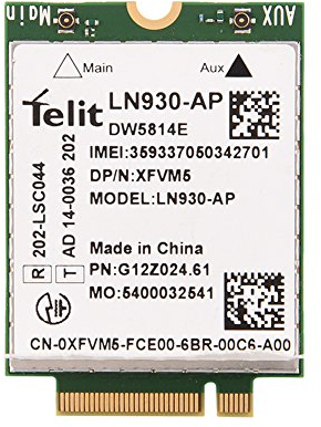 Richer-R LTE/HSPA+ 4G Mobiles Breitband, 4G Mini-Modul LTE NGFF WWAN M.2 Karte,Hohe Leistung 150 Mbit/s 4G LTE Wireless Modul Karte,Unterstützung GNSS A-GPS für