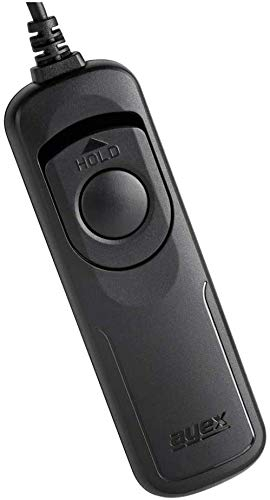 ayex AX-10 Telecomando con cavo Compatibile con Canon E3 EOS R RP 80D 1500D 1300D 1200D 1100D 760D 750D 650D M6 ecc.
