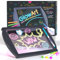Marvin's Magic - Neon Glow Craft Kit - Craft Set - Light Up Tracing Pad - Drawing Tablet Kids - Neon Magic Kit - Childrens Craft Kits - Battery Powered Doodle Pad - Glow Art Neon Drawing Board - Black