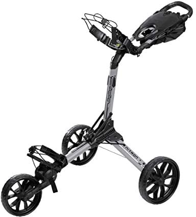 Bag Boy Trolley NITRON 3 Rad Schiebetrolley (Silver/Black)