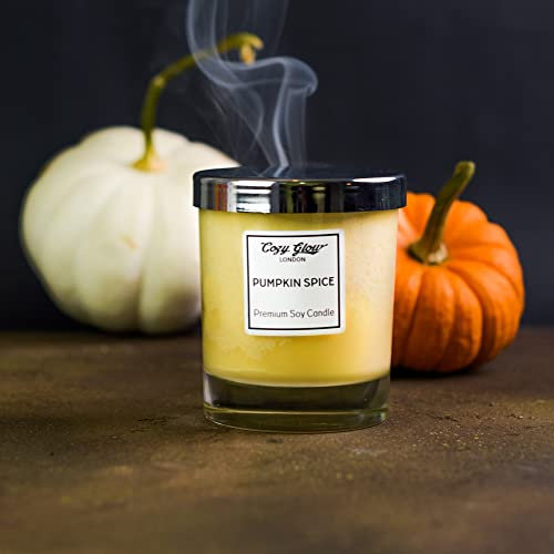 Cozy Glow Pumpkin Spice Premium Soja-Kerze