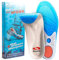 SULPO Semelles anti-fasciite plantaire et éperon calcanéen - Semelles en silicone pour homme et femme