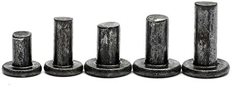 Remaches de percusión de hierro M6M8, remaches de cabeza plana de color hierro, remaches macizos-M6 * 10 mm * 1 kg