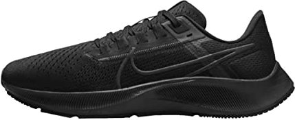 Nike Femme Air Zoom Pegasus 38 Baskets, Black Black Black Anthracite Volt, 37.5 EU