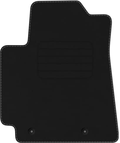 Velourmatte für Hyundai i10 III ab Bj. 2020 Basic LP runde Befestigungen Mit Absatzschoner Passform Neu Veloursfussmatte Automatte