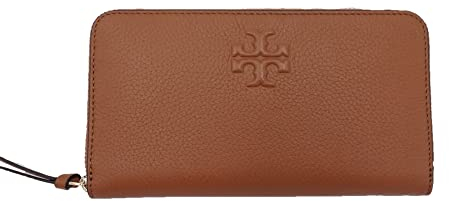 Tory Burch 86004 Classic Tan With Gold Hardware Damen Thea Zip Continental Geldbörse