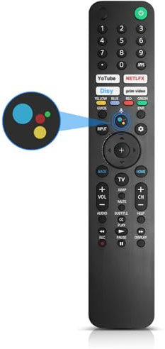 RMF-TX520U Voice Remote Control for Sony TV, Replacement for Sony Bravia OLED Ultra HD LED UHD 4K 8K Smart Google TV KD65X80K KD75X80J KD65X80J KD55X80J XR65A80J XR55A80J XR48A90J