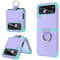 BENTOBEN for Samsung Galaxy Z Flip 4 Case, Z Flip 4 5G Case with Ring, Heavy Duty 2 in 1 Full Body Rugged Shockproof Protection Cover Girls Women Boy Men Covers for Galaxy Z Flip 4 6.7”, Purple