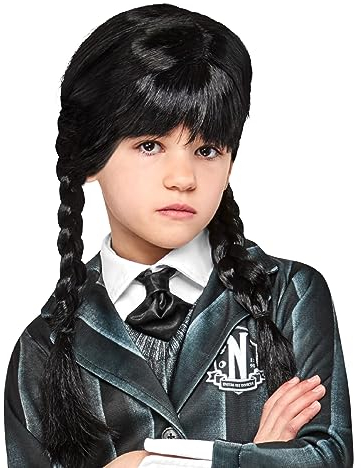 Wednesday Addams Kinder-perücke Halloween