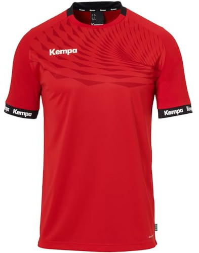 Kempa Boys Wave 26 Shirt Wave 26 Shirt Men Boys Sports Shirt Short Sleeve T-Shirt Functional Shirt Handball Gym Fitness Jersey