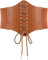 HOTSO Ceinture Corset Rétro Haute Qualité Large en Dentelle Élastique pour Taille - Utilisé pour Habiller et Robes de Soirée
