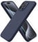 ACRONIX iPhone 15 Pro Max Case - 6.7, with 1 x Screen Protector, Silky-Soft Touch Liquid Silicone Shockproof Rubber Case - Midnight Blue