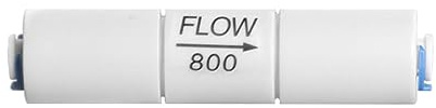 PAROAD 800 Flow RO Durchflussbegrenzer für 1/4 auf 1/4 Zoll OD Schlauch, Umkehr-Osmose Zubehör, Stellen Sie das Abwasser-Wasser-Verhältnis