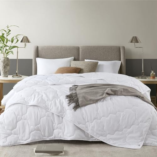 Degrees of Comfort Bettdecke 150x220 2er Set 4 Jahreszeiten-Sommer Bettdecke zum Knöpfen 2teilig Set 150x220cm, dünne leicht 150gsm Sommerdecke und 350gsm Ganzjahresdecke