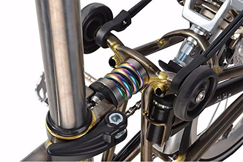 Titanium Spring Suspension Block for BROMPTON (Rainbow)