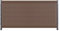 DECKLINEA Kit Occultation Bois Composite - Brun - Hauteur : 123 cm - AKIDO - Lattes Pleines Résistantes - Montage Facile - Haute Resistance - 3 Couleurs Disponibles