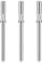 Lusofie 3Pcs Nail Drill Bit 3/32 Inches Shank Mandrel Drill Bit Sanding Bands for Nail Drill Sanding Bits for Nail Drill for Nails Mandrel Bit for Manicure Electric Nail File