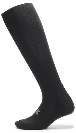 Under Armour Unisex-Adult Tactical Over the Calf Socks, (002) Black/Black/Castlerock, X-Large
