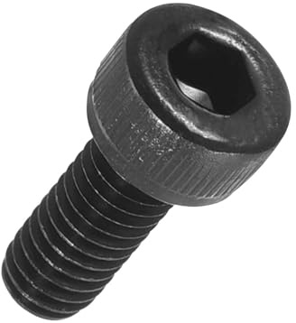 Kozelo 50 Stück Zylinderschrauben mit Innensechskant - [M4-0,7 x 10mm] Schrauben Kohlenstoffstahl Schwarzoxid DIN 912 Vollgewinde Innensechskantschraube für Industrielle Mechanischen