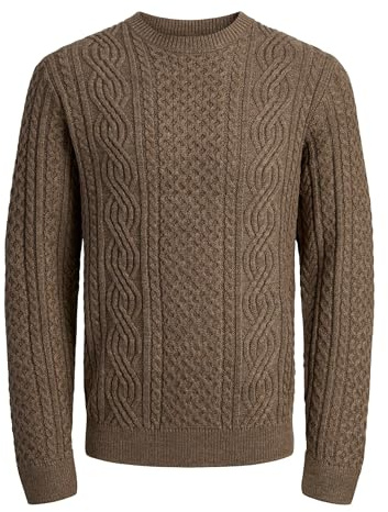 JACK & JONES JPRBLUSEAN Knit Cable Crew Neck SN