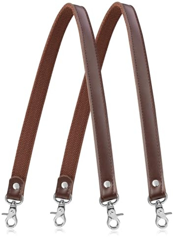 Allzedream Ersatzriemen aus echtem Leder für Handtasche, Umhängetasche, 2 Stück, 58