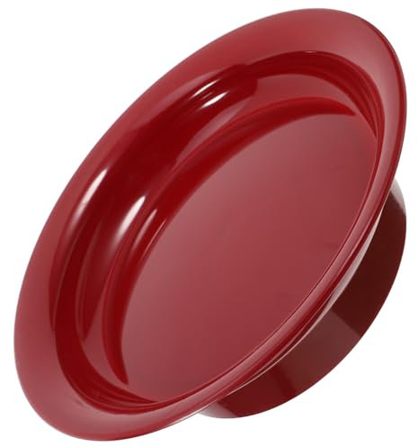 Cabilock Plato De Plástico Rojo Para Frutas Resistente y Ligero Cuenco Multifuncional Para Frutas Dulces y Aperitivos Para Ceremonias Religiosas y Celebraciones Festivas Material Duradero