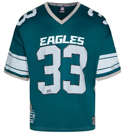 Recovered Philadelphia Eagles NFL Mesh Oversized Top Jersey Trikot Grün - 3XL