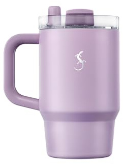Lurch Isolierbecher Big Cup Mini mit ausfahrbarem Trinkhalm 0,8l Flieder