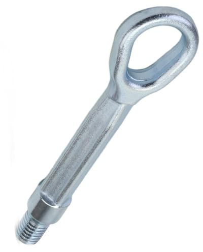 CashMuch Gancho de remolque de coche para BMW G20, F39, G01, F86, F60 - OEM 72157953890 - Oem 72157953890 - Ojo de remolque de metal compatible con revestimiento resistente al óxido, color plateado