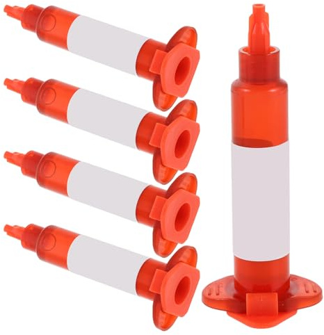 ULTECHNOVO 5pcs UV Optical Adhesive Kit 5ml High Viscosity UV Glue for Lcd Display and Panels with Crystal Transparency and Bubble-free Results for Phone Screen Repair and High-speed