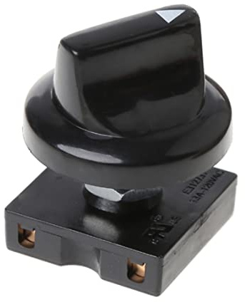 Interruptor giratorio, controlador de ventilador de 4 posiciones y 3 velocidades, interruptor de perilla giratoria de 45 grados para soplador de horno, 1, 22x1, 22x1, 73 pu