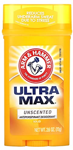 Arm & Hammer Ultramax Deodorant Antiperspirant Invisible Solid Wide Stick, Unscented, 4.6 oz by Arm & Hammer