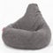 Lounge Pug, Gaming Sitzsack Sessel, Pom-Pom Anthrazit