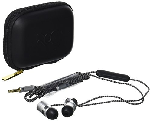 ROC Model 3 Wired Sport Earbuds In-Ear Headphones - Silver