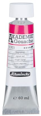 Schmincke – AKADEMIE® Gouache - feine Künstler-Gouache, Signalrot - 60 ml