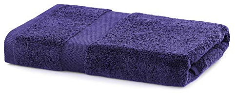DecoKing Badetuch 70x140 cm Baumwolle Qualität 525g/m² violett Duschtuch saugfähig Marina